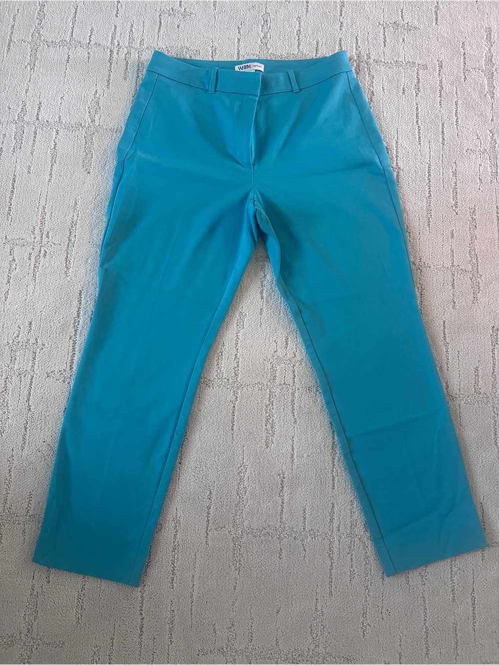 White House Black Market Slim Turquoise Tailored Pants